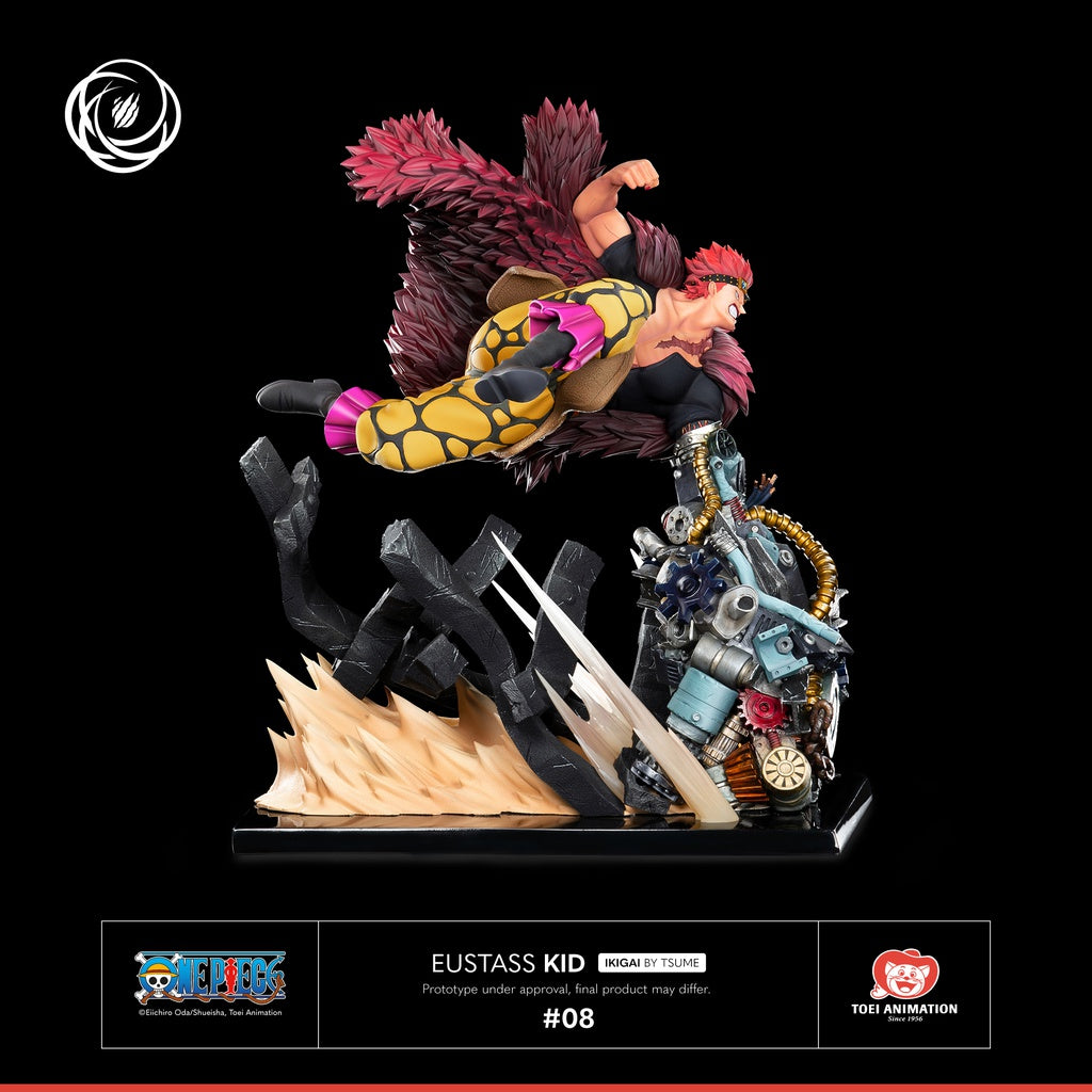 Eustass "Capitán" Kid - ONE PIECE - Estatua de Poliresina 1/6 - Tsume Art Ikigai