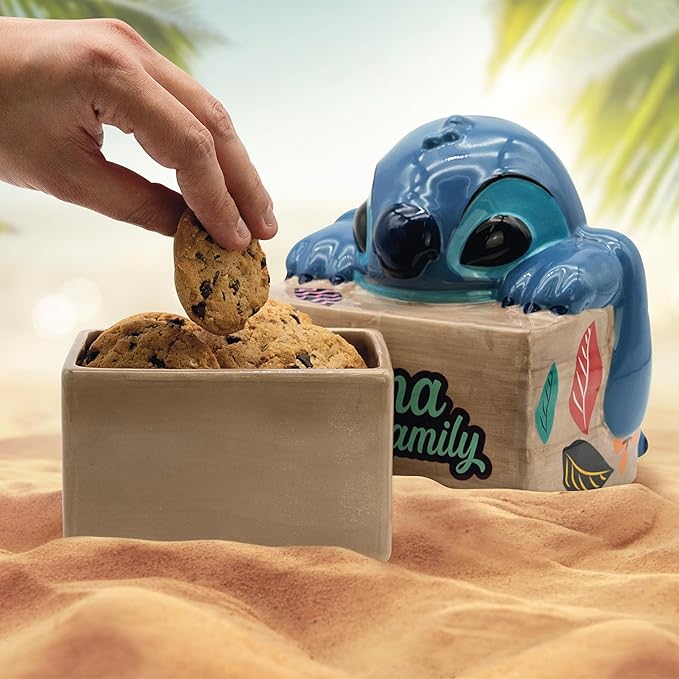 Tarro para Galletas "Ohana" - Lilo & Stitch -ABYstyle Disney 🍪💙