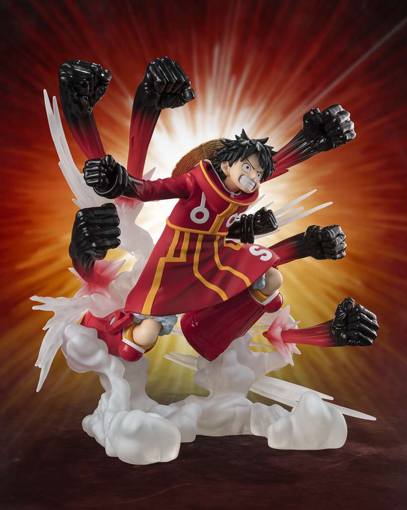 Luffy Gum-Gum - One Piece - Estatua FiguartsZERO Extra Battle 18cm 💥🏴‍☠️