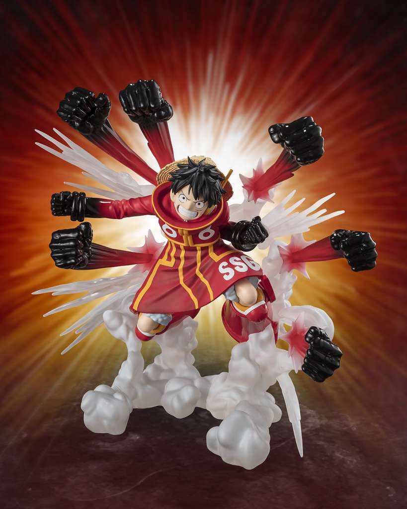 Luffy Gum-Gum - One Piece - Estatua FiguartsZERO Extra Battle 18cm 💥🏴‍☠️
