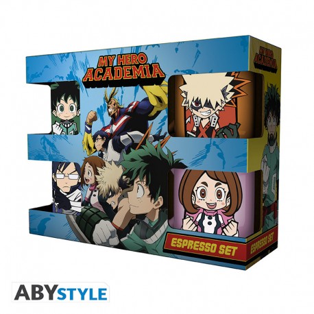 Set de 4 Tazas Espresso - My Hero Academia - Chibi 💥☕️