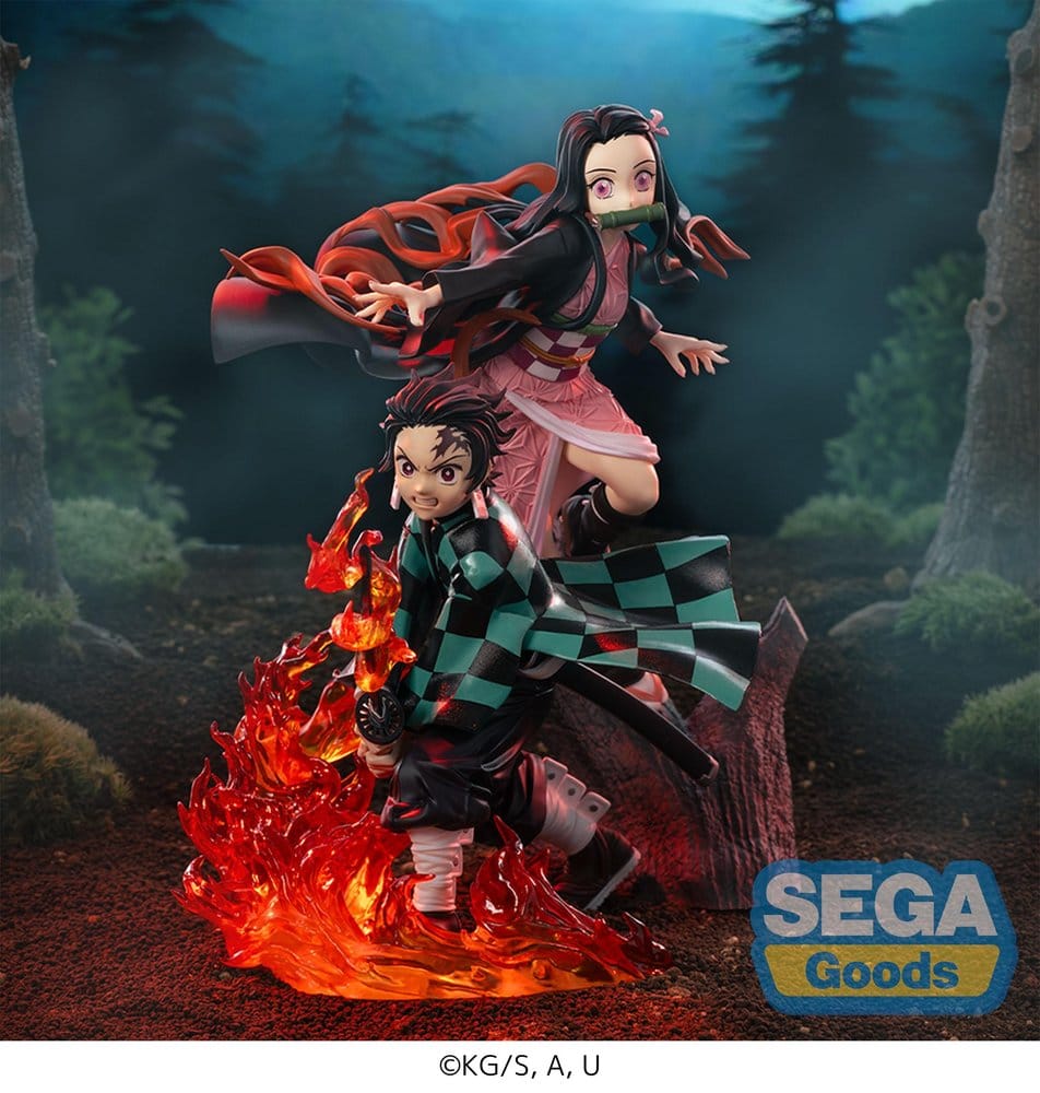 (Pre-pedido próximamente) Nezuko - DEMON SLAYER - Estatua Xross Link 20cm 🌸🎋