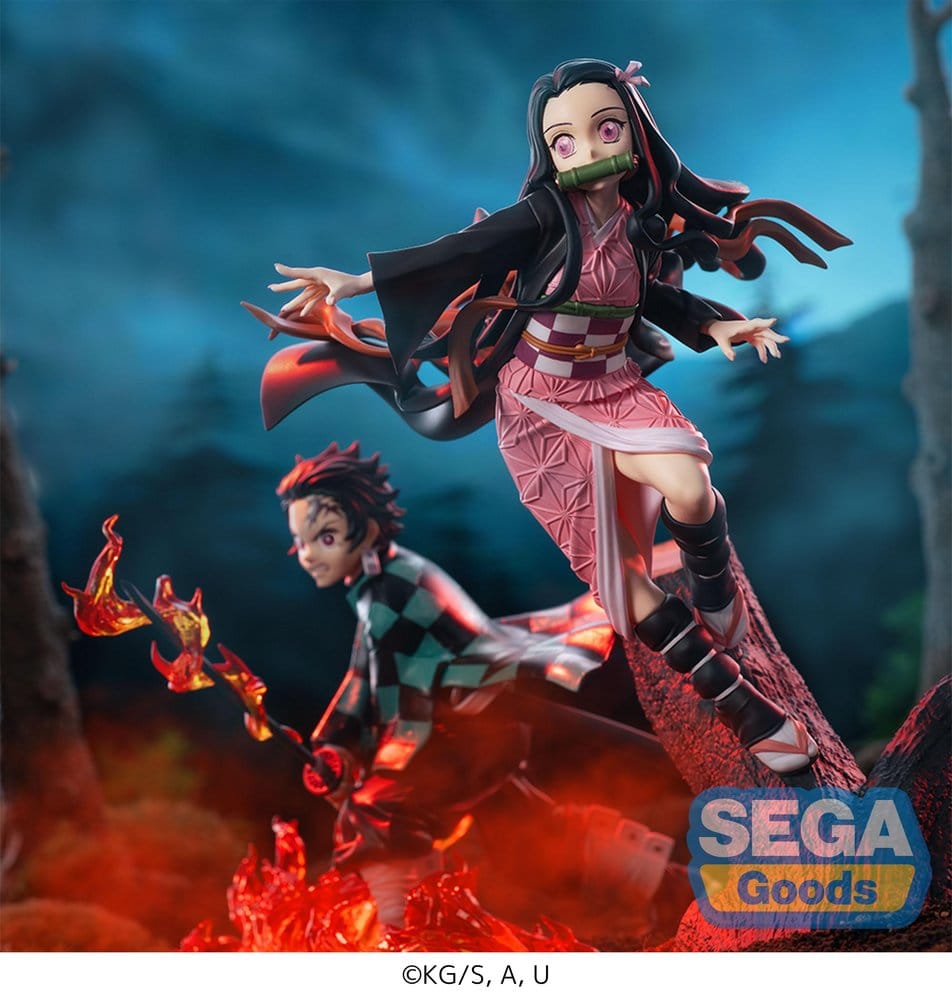 (Pre-pedido próximamente) Nezuko - DEMON SLAYER - Estatua Xross Link 20cm 🌸🎋