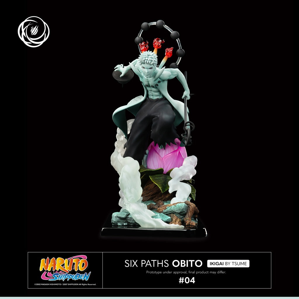 Obito Uchiha - Naruto Shippuden - Estatua Ikigai Tsume Art 1/6 (42cm) 🌑👁️‍🗨️