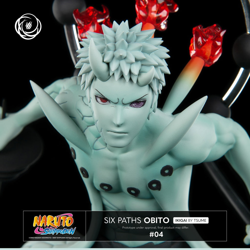 Obito Uchiha - Naruto Shippuden - Estatua Ikigai Tsume Art 1/6 (42cm) 🌑👁️‍🗨️