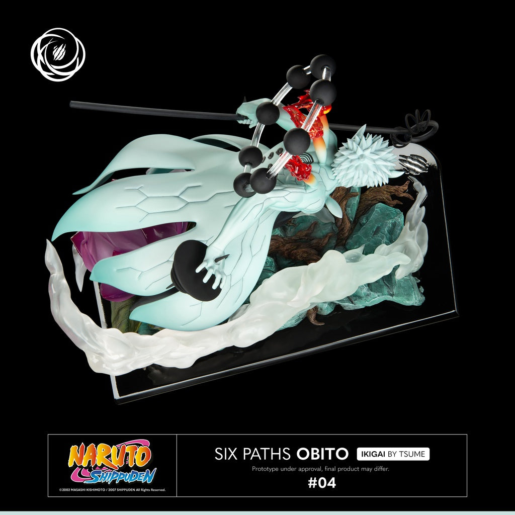 Obito Uchiha - Naruto Shippuden - Estatua Ikigai Tsume Art 1/6 (42cm) 🌑👁️‍🗨️