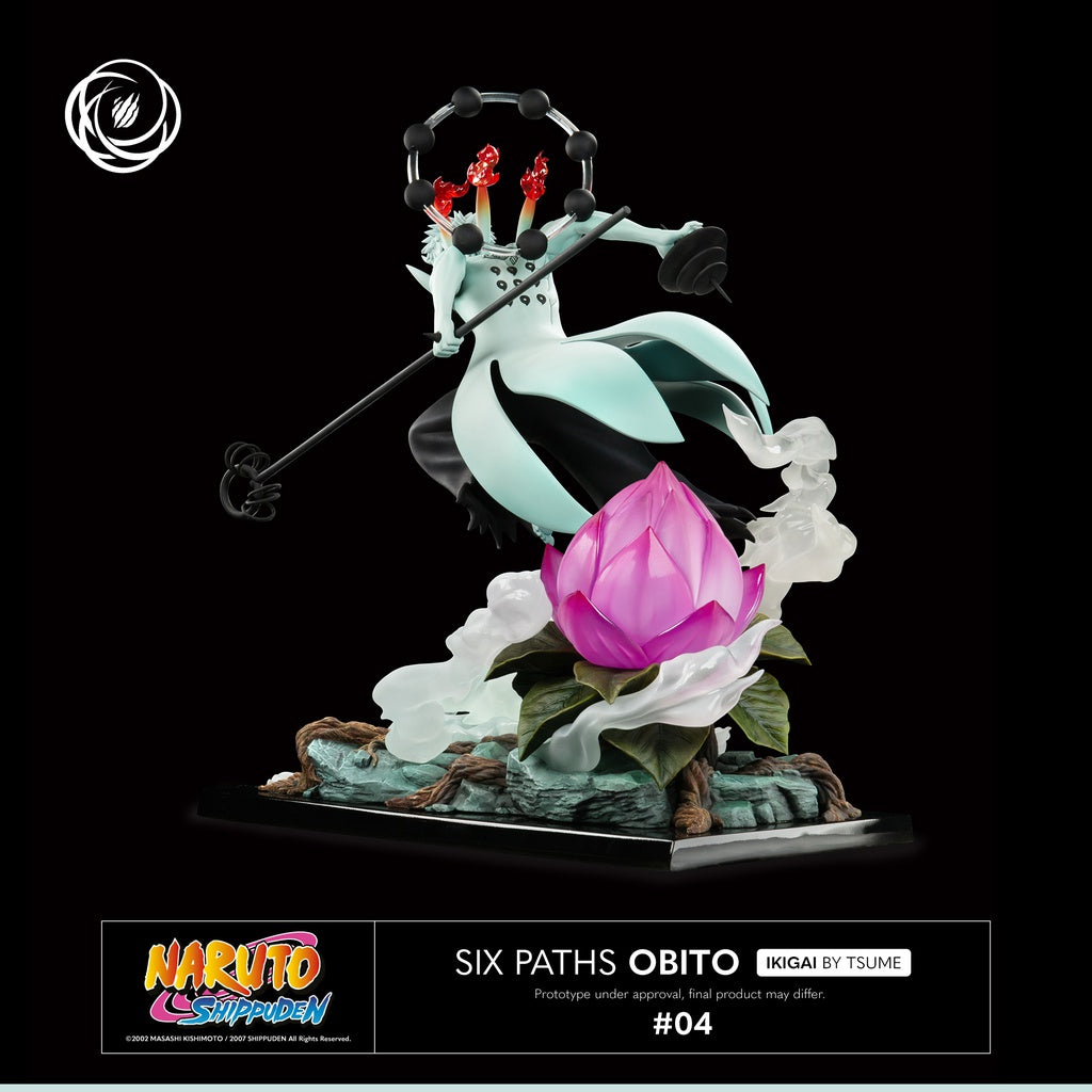 Obito Uchiha - Naruto Shippuden - Estatua Ikigai Tsume Art 1/6 (42cm) 🌑👁️‍🗨️