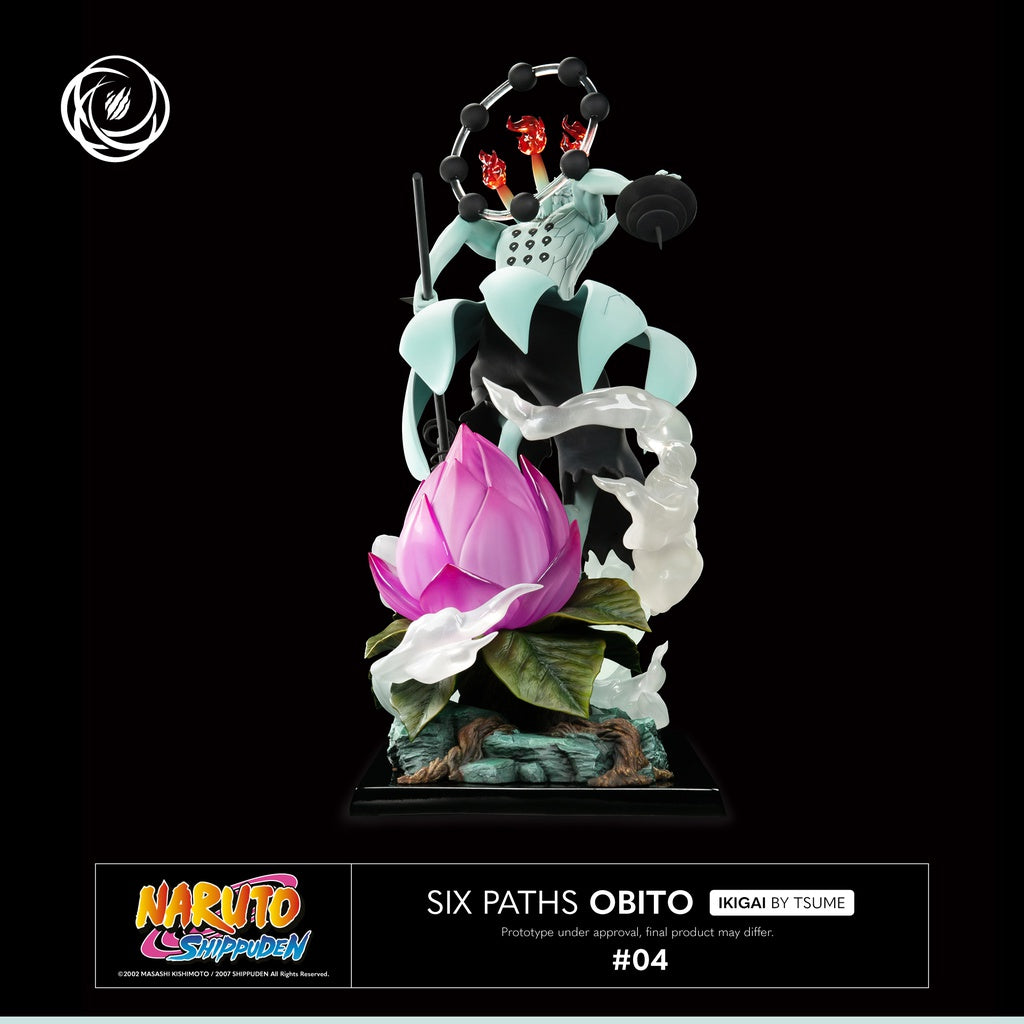 Obito Uchiha - Naruto Shippuden - Estatua Ikigai Tsume Art 1/6 (42cm) 🌑👁️‍🗨️