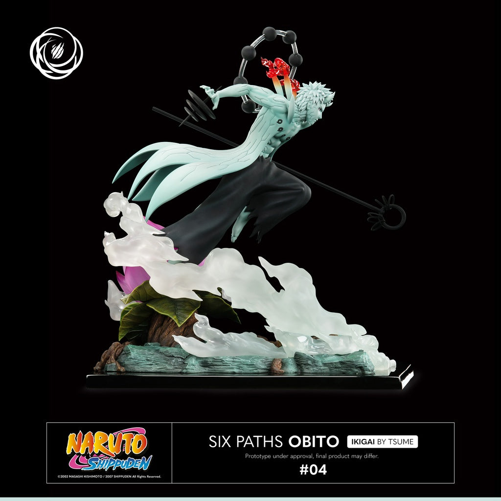 Obito Uchiha - Naruto Shippuden - Estatua Ikigai Tsume Art 1/6 (42cm) 🌑👁️‍🗨️