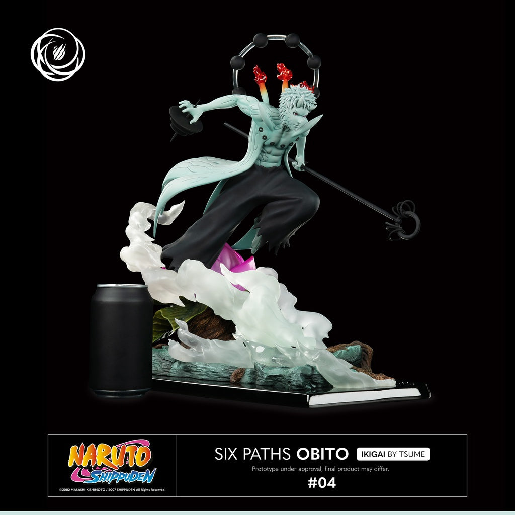 Obito Uchiha - Naruto Shippuden - Estatua Ikigai Tsume Art 1/6 (42cm) 🌑👁️‍🗨️