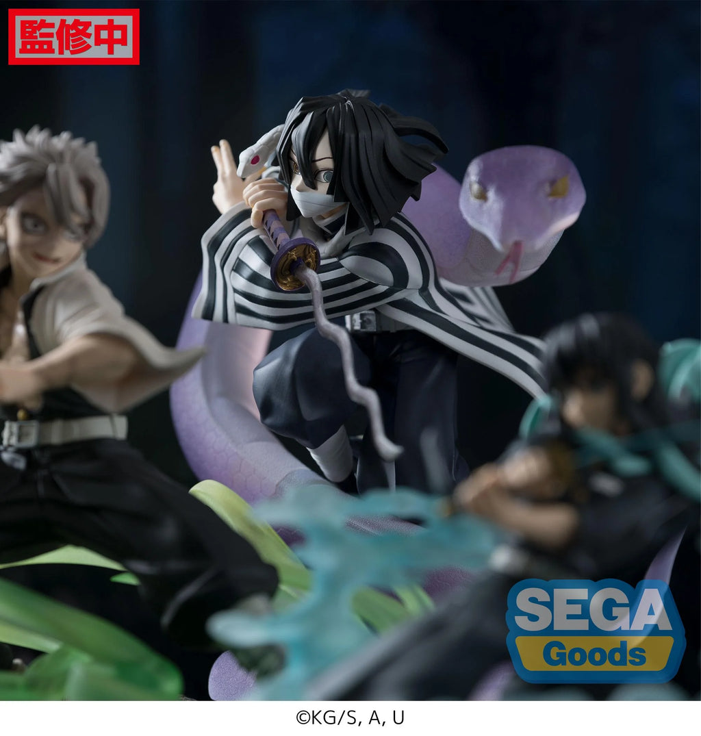 (Pre-reserva fecha de llegada 07/2026) Obanai Iguro - Demon Slayer - Figura Xross Link 14cm 🐍🗡️