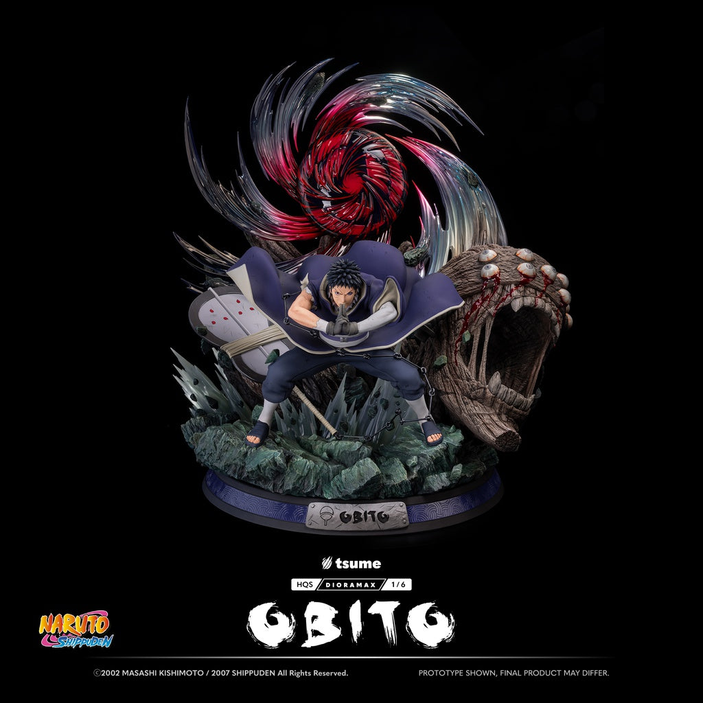 (Pre-order Estimated delivery date: Q2/2026 - Q2/2027)🌀Obito Uchiha HQS Dioramax by Tsume Art: 🌑