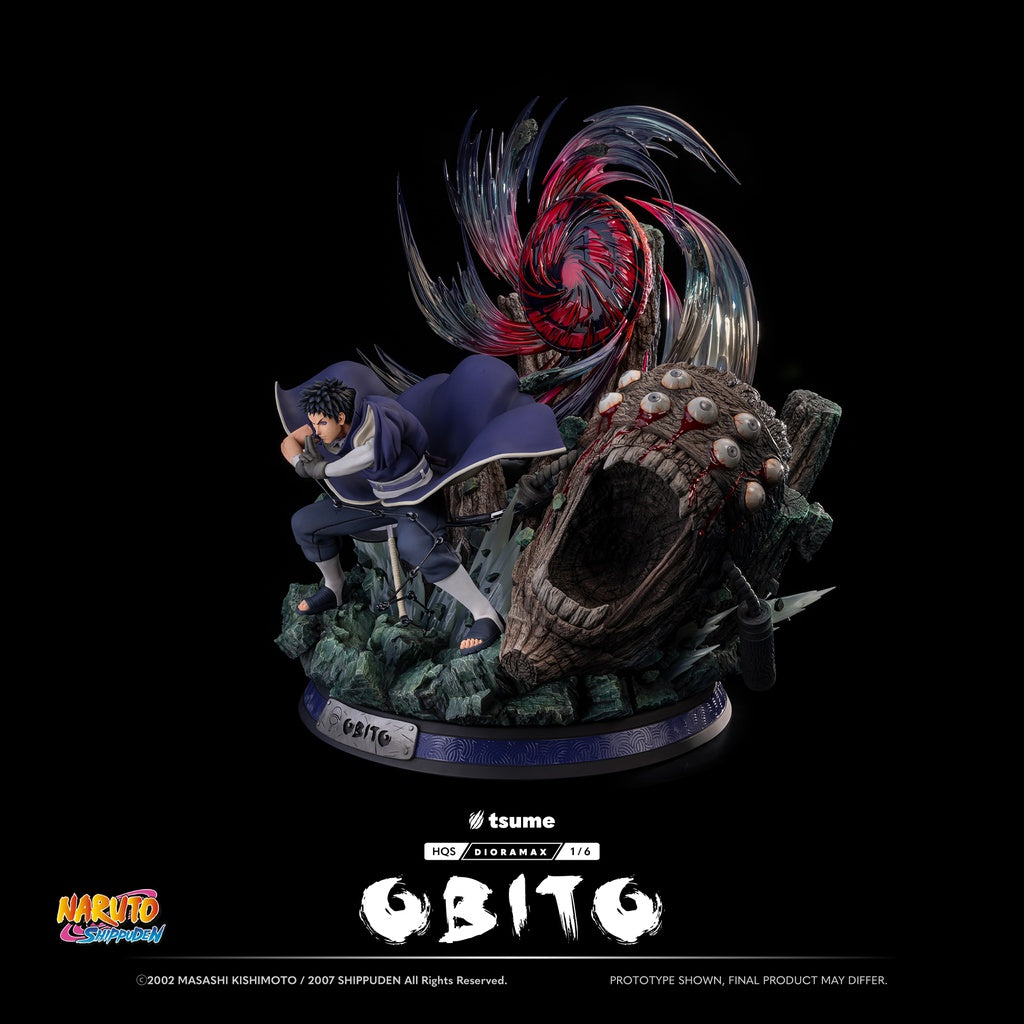 (Pre-order Estimated delivery date: Q2/2026 - Q2/2027)🌀Obito Uchiha HQS Dioramax by Tsume Art: 🌑