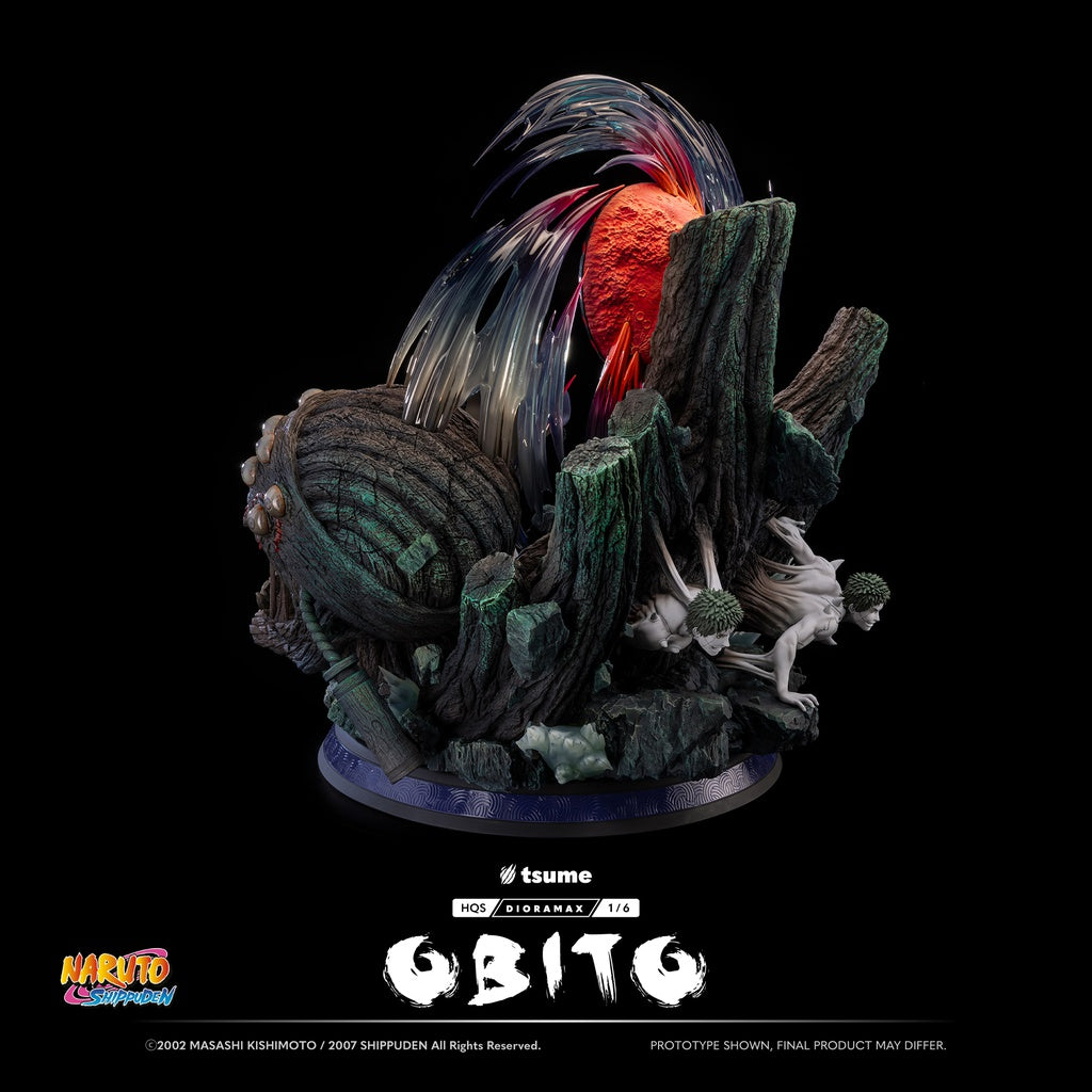 (Pre-order Estimated delivery date: Q2/2026 - Q2/2027)🌀Obito Uchiha HQS Dioramax by Tsume Art: 🌑
