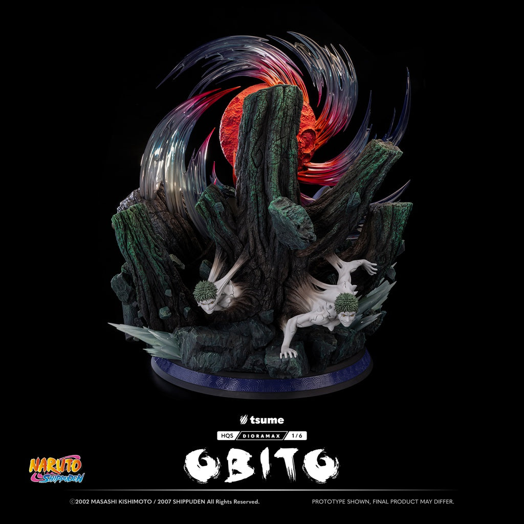 (Pre-order Estimated delivery date: Q2/2026 - Q2/2027)🌀Obito Uchiha HQS Dioramax by Tsume Art: 🌑