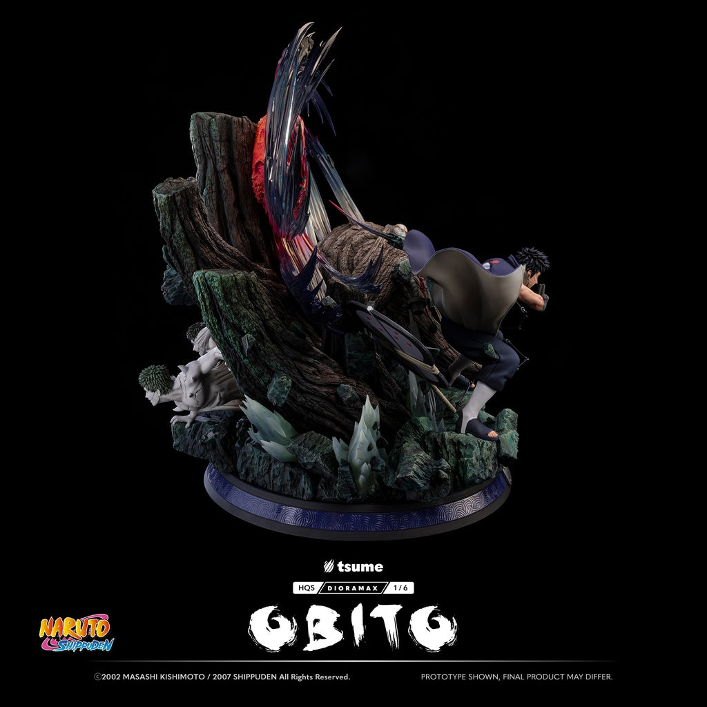 (Pre-order Estimated delivery date: Q2/2026 - Q2/2027)🌀Obito Uchiha HQS Dioramax by Tsume Art: 🌑