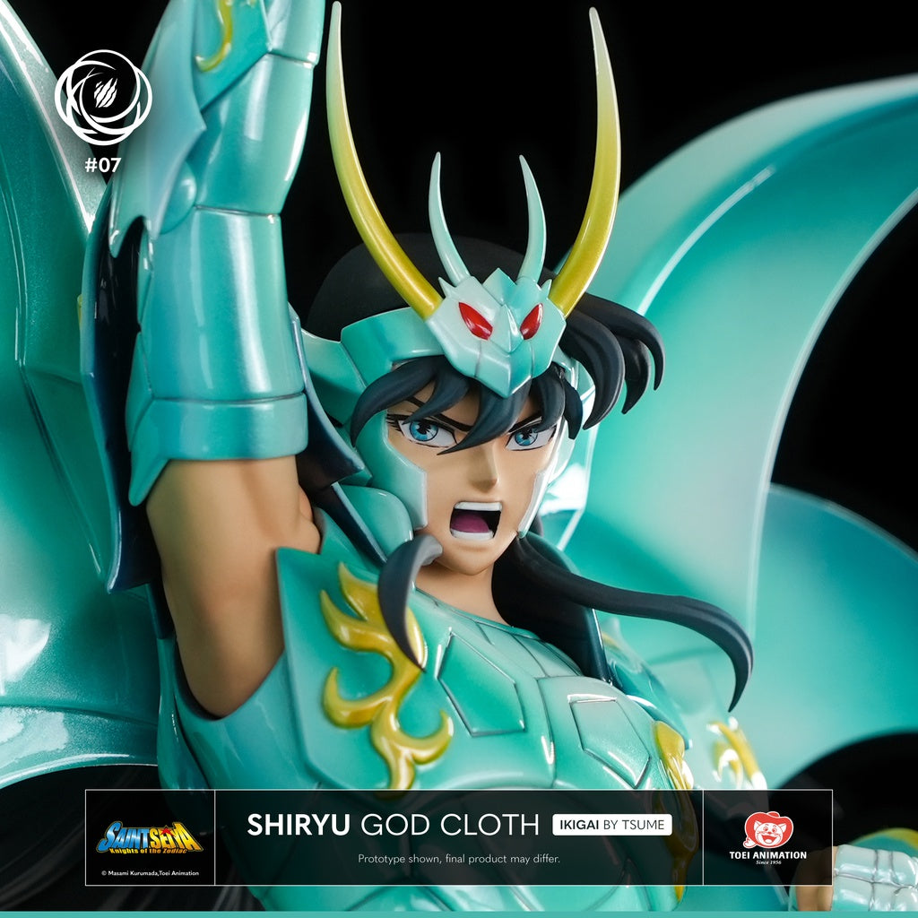 Shiryu - Shiryu (Armadura Divina) - Saint Seiya - Estatua Ikigai Tsume Art 1/6 (39cm) 🐉🌟(¡También a plazos! 👇)