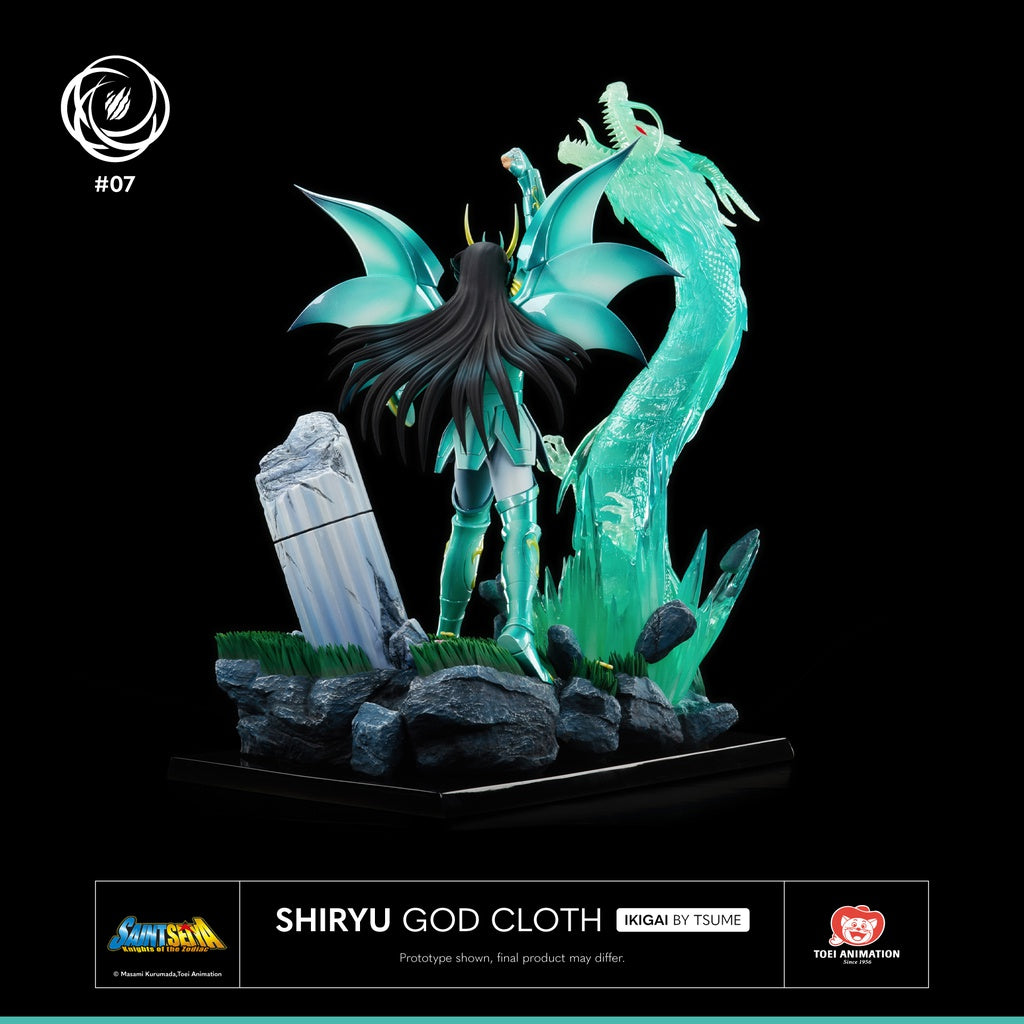 Shiryu - Shiryu (Armadura Divina) - Saint Seiya - Estatua Ikigai Tsume Art 1/6 (39cm) 🐉🌟(¡También a plazos! 👇)