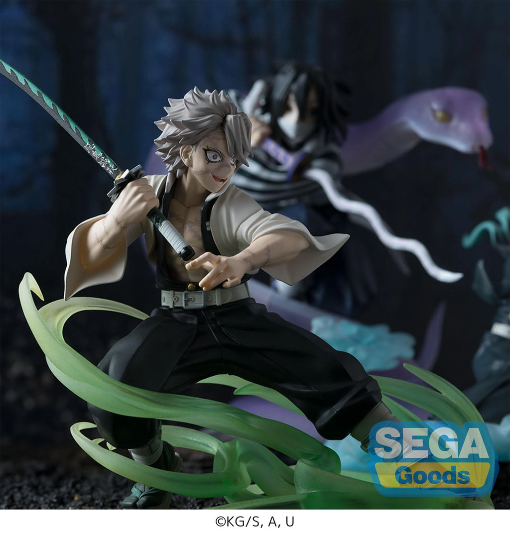 (Reserva) Sanemi Shinazugawa - Arco de entrenamiento de los Hashira - Estatua Xross Link 12cm 🌬️🗡️