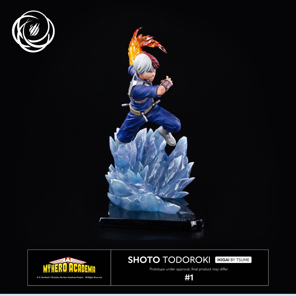 Shoto Todoroki - My Hero Academia - Ikigai Tsume Art 1/6 Scale Statue (34cm) ❄️🔥