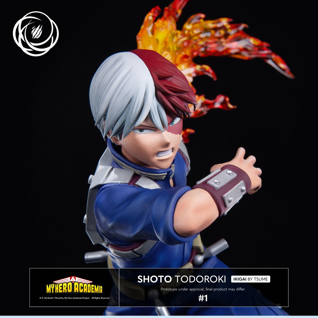 Shoto Todoroki - My Hero Academia - Ikigai Tsume Art 1/6 Scale Statue (34cm) ❄️🔥