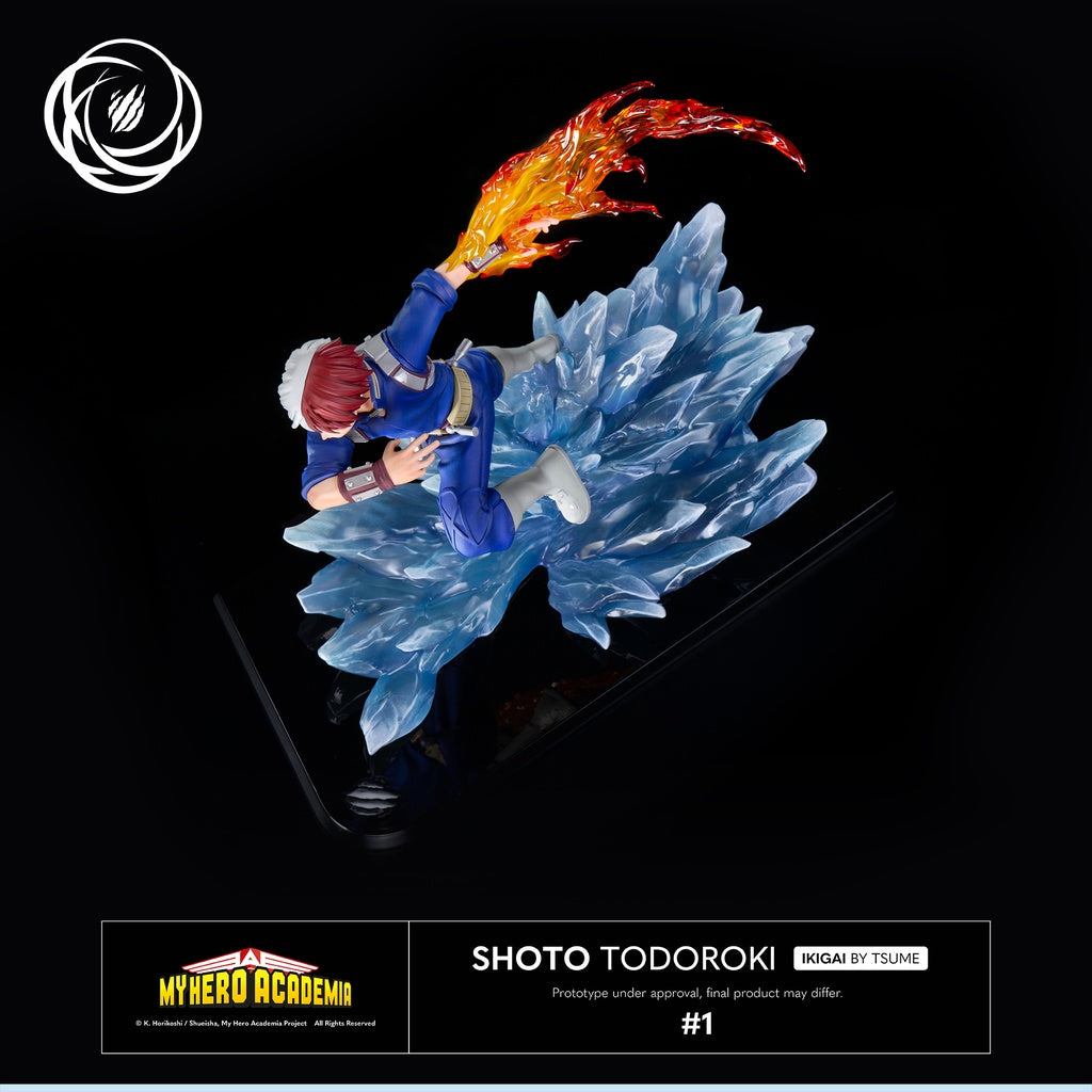 Shoto Todoroki - My Hero Academia - Estatua Ikigai Tsume Art 1/6 (34cm) ❄️🔥