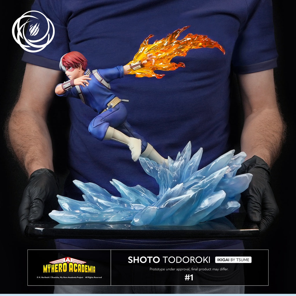 Shoto Todoroki - My Hero Academia - Estatua Ikigai Tsume Art 1/6 (34cm) ❄️🔥