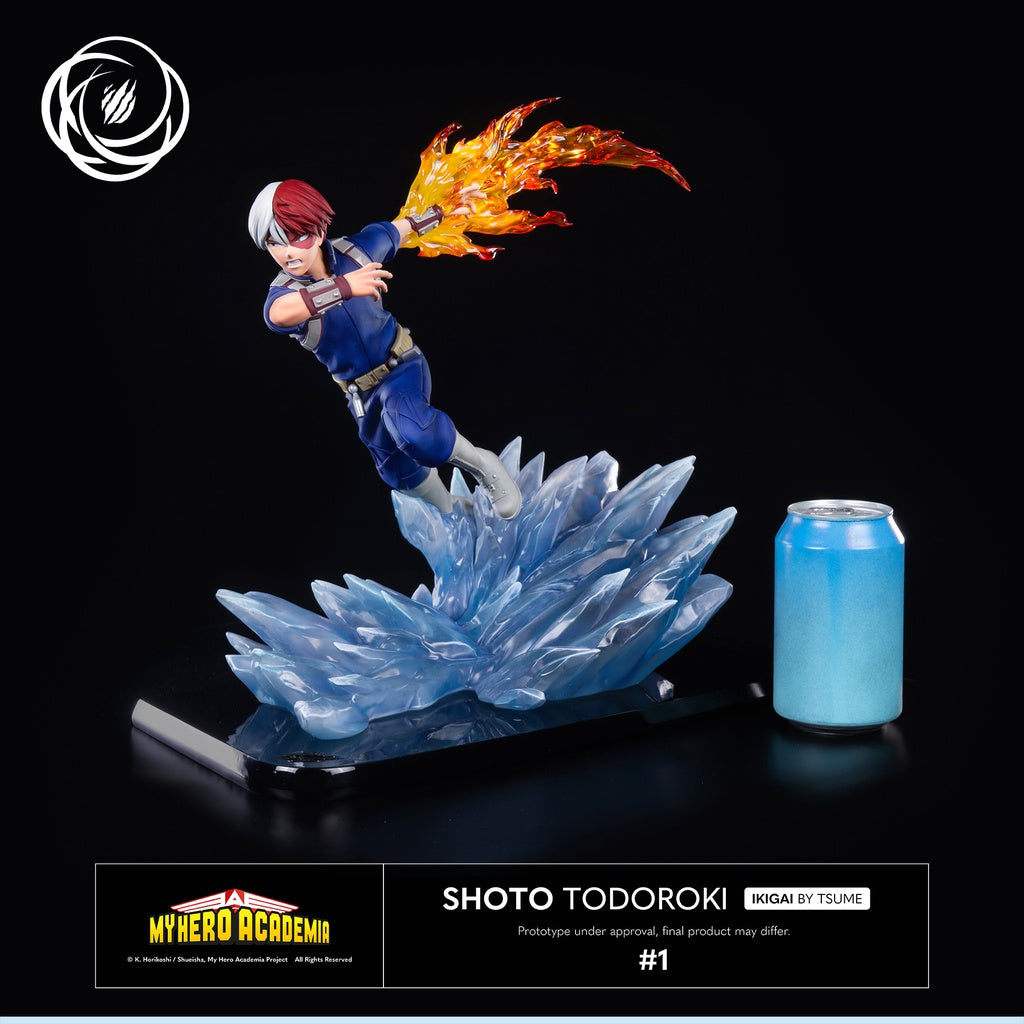 Shoto Todoroki - My Hero Academia - Ikigai Tsume Art 1/6 Scale Statue (34cm) ❄️🔥