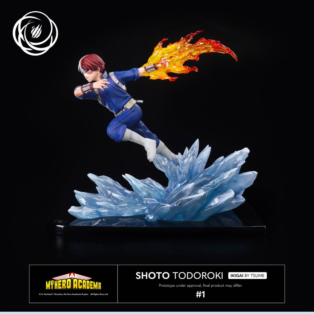 Shoto Todoroki - My Hero Academia - Ikigai Tsume Art 1/6 Scale Statue (34cm) ❄️🔥