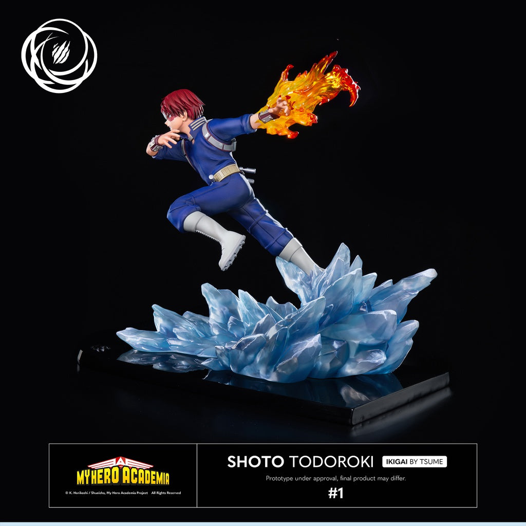 Shoto Todoroki - My Hero Academia - Ikigai Tsume Art 1/6 Scale Statue (34cm) ❄️🔥