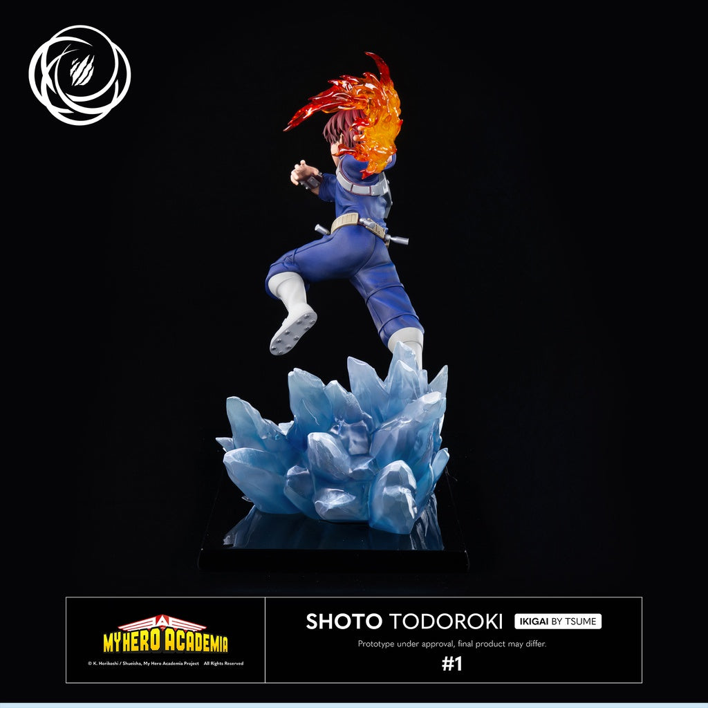 Shoto Todoroki - My Hero Academia - Estatua Ikigai Tsume Art 1/6 (34cm) ❄️🔥