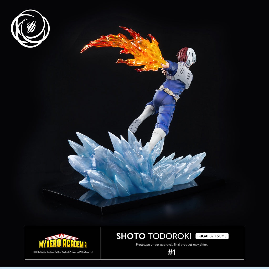 Shoto Todoroki - My Hero Academia - Estatua Ikigai Tsume Art 1/6 (34cm) ❄️🔥