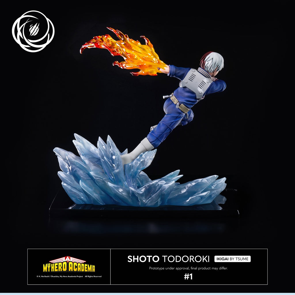 Shoto Todoroki - My Hero Academia - Estatua Ikigai Tsume Art 1/6 (34cm) ❄️🔥