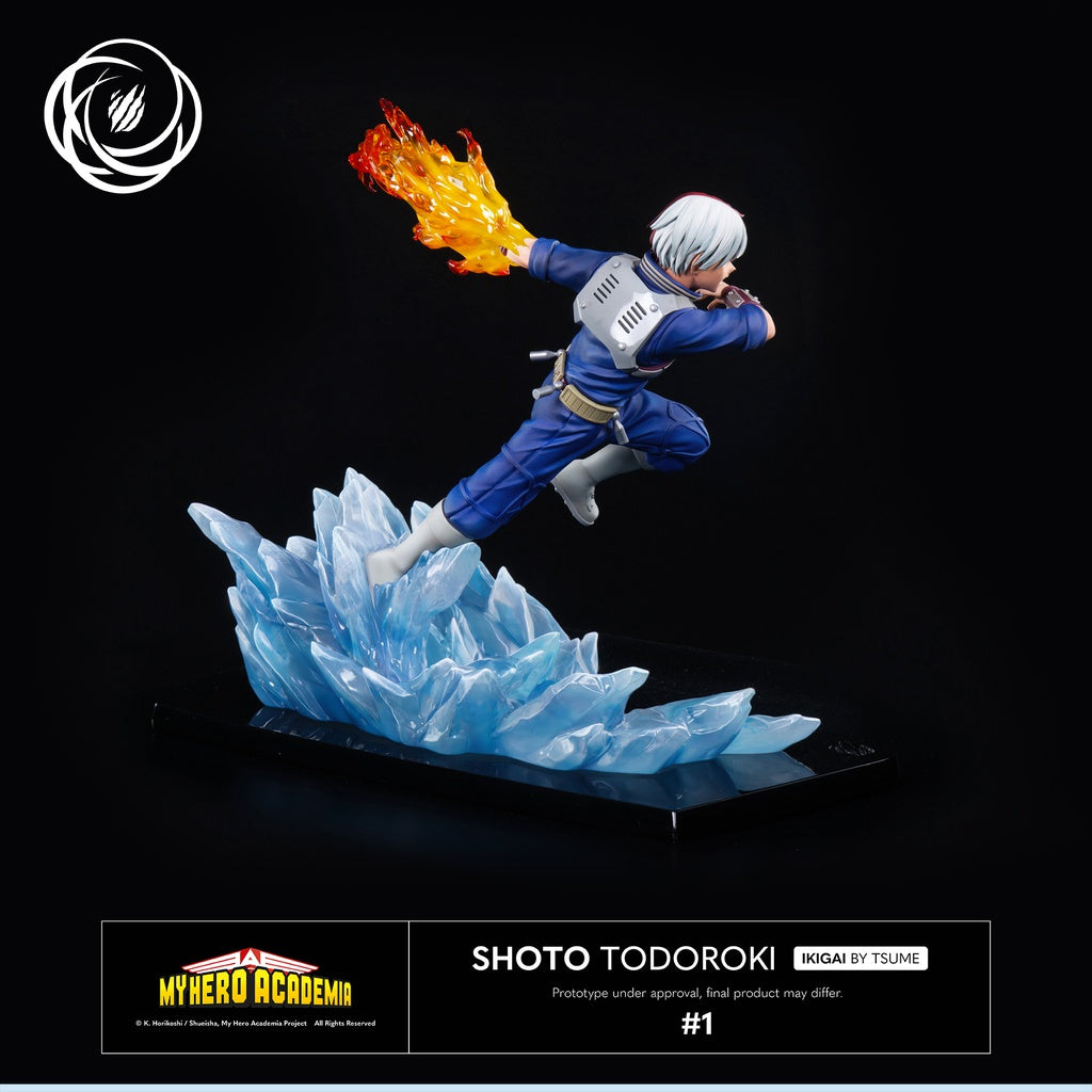 Shoto Todoroki - My Hero Academia - Estatua Ikigai Tsume Art 1/6 (34cm) ❄️🔥