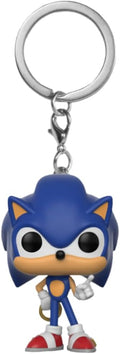 Sonic con Anillo - Sonic The Hedgehog - Llavero Pocket Pop 4cm 🦔✨