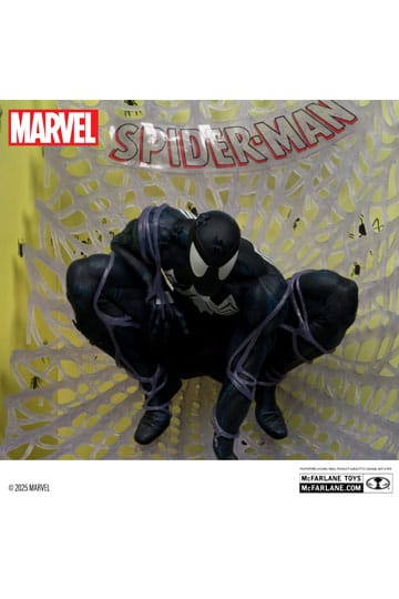 Spider-Man #1 (Traje Negro) Edición Chase - MARVEL COLLECTION - Escala 1/6 15cm | McFarlane Toys