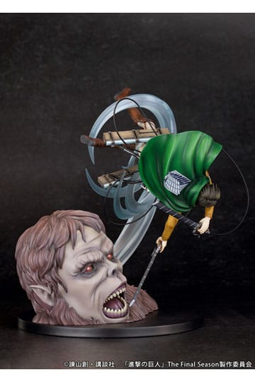 (Pre-order) Levi vs Beast Titan Ver. - ATTACK ON TITAN - 1/7 28cm | PROOF Sculptor Rokkon - ON DEMAND!