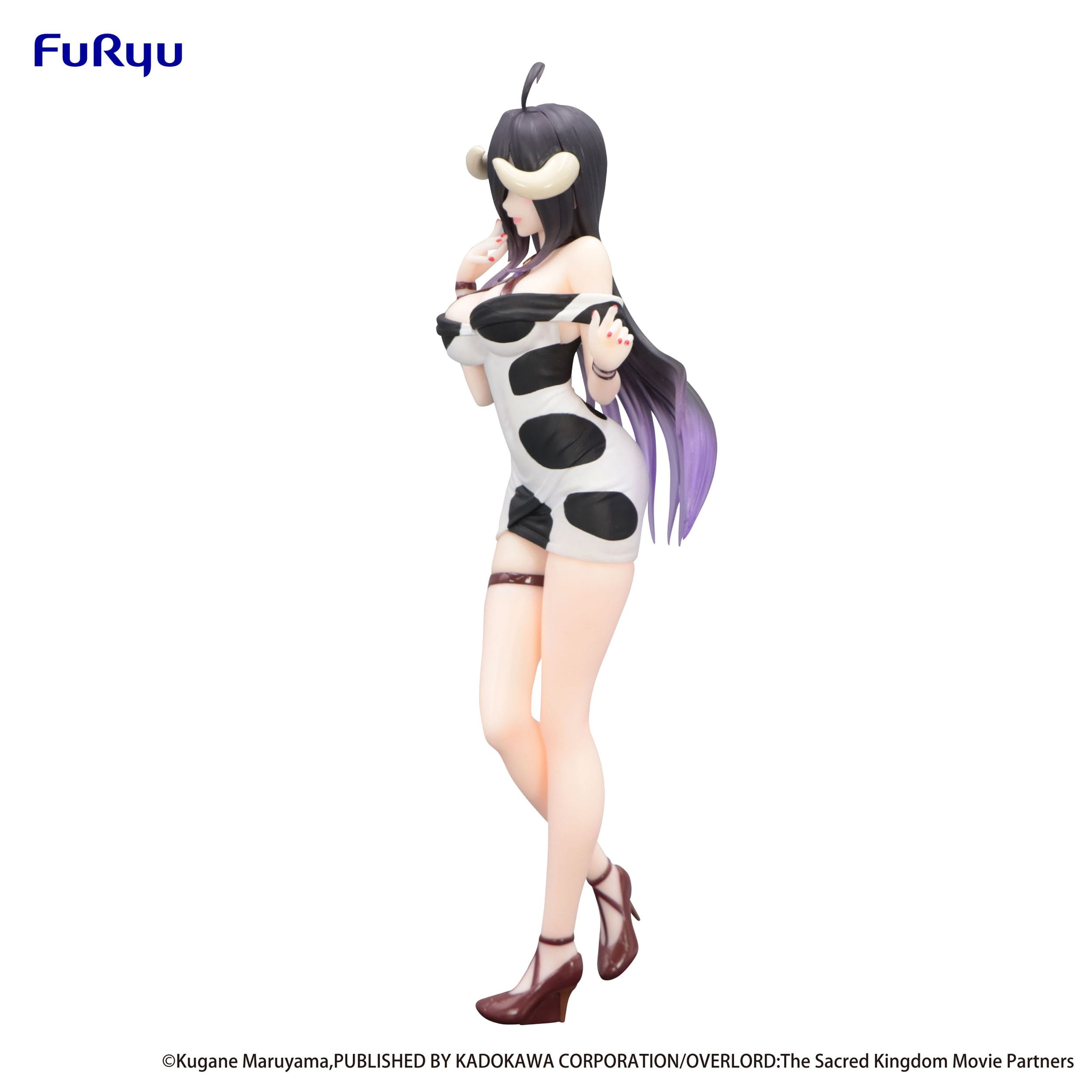 Albedo Mini Vestido Estampado de Vaca - OVERLORD - Estatua Trio-Try-iT 21cm