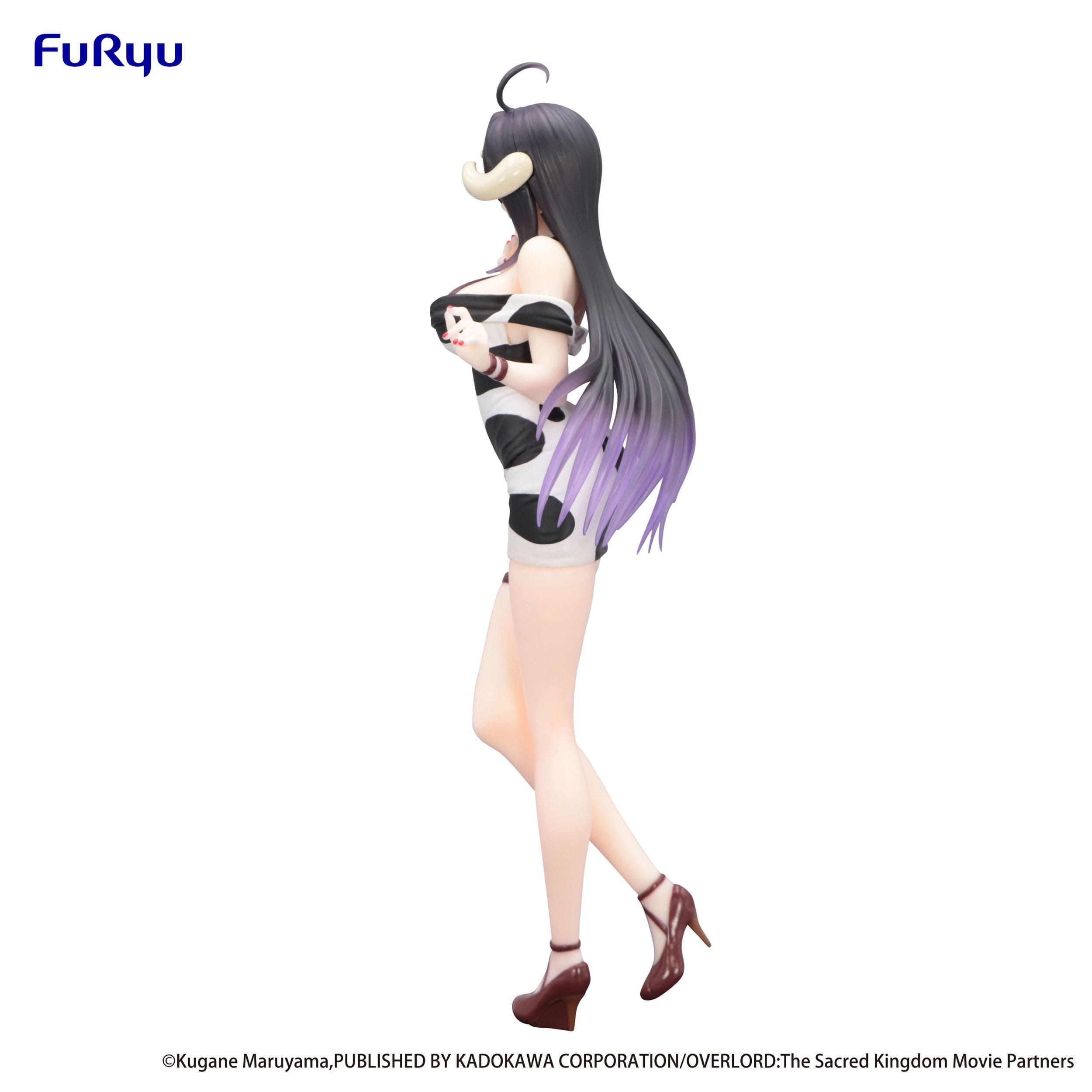 Albedo Mini Vestido Estampado de Vaca - OVERLORD - Estatua Trio-Try-iT 21cm