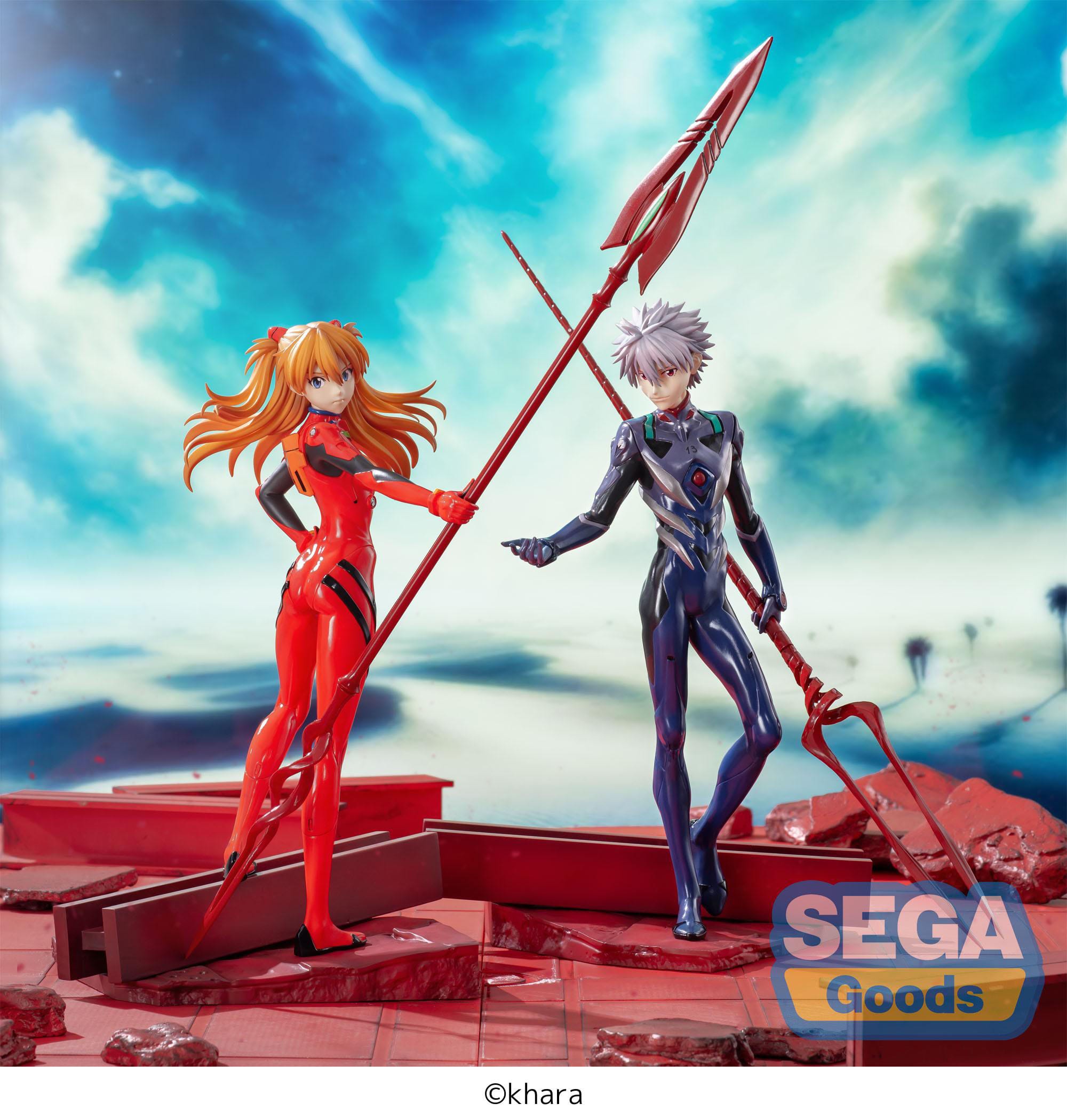 Asuka Shikinami Langley x Lanza de Longinus - EVANGELION: 3.0+1.0 - Luminasta 20cm