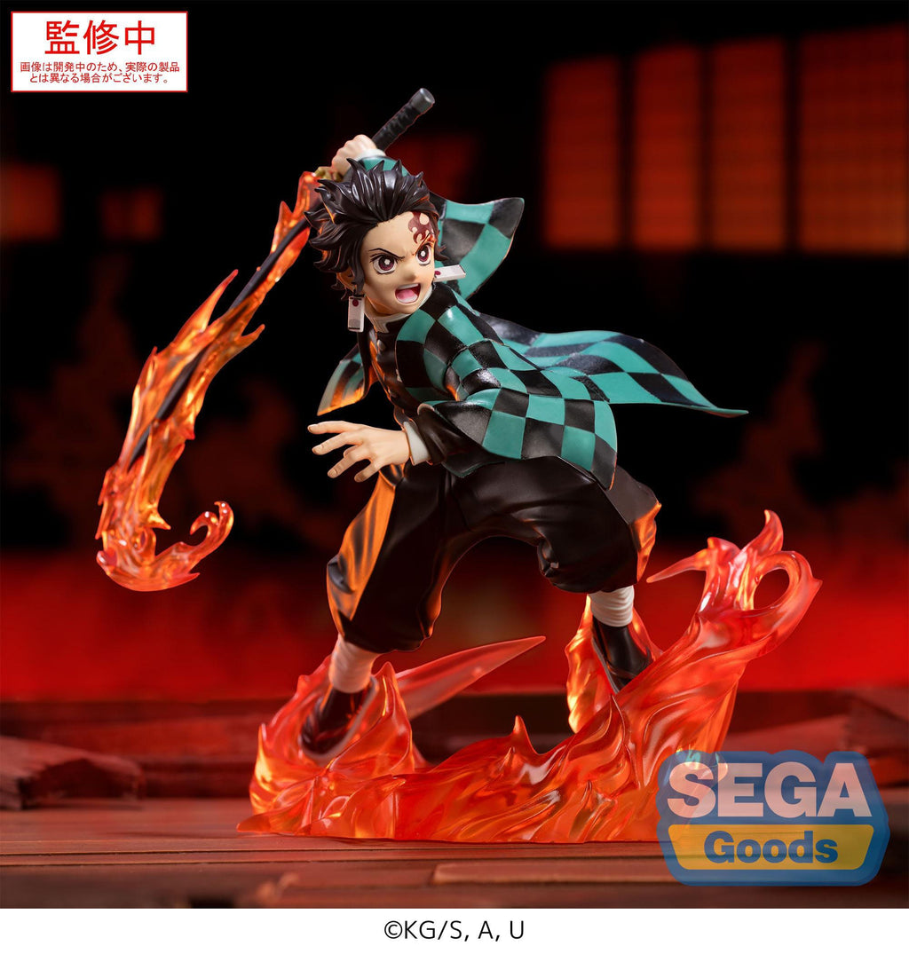 (Preorder) Tanjiro Kamado - Demon Slayer: Kimetsu no Yaiba - Xross Link Anime Figure 15cm 🌊⚔️