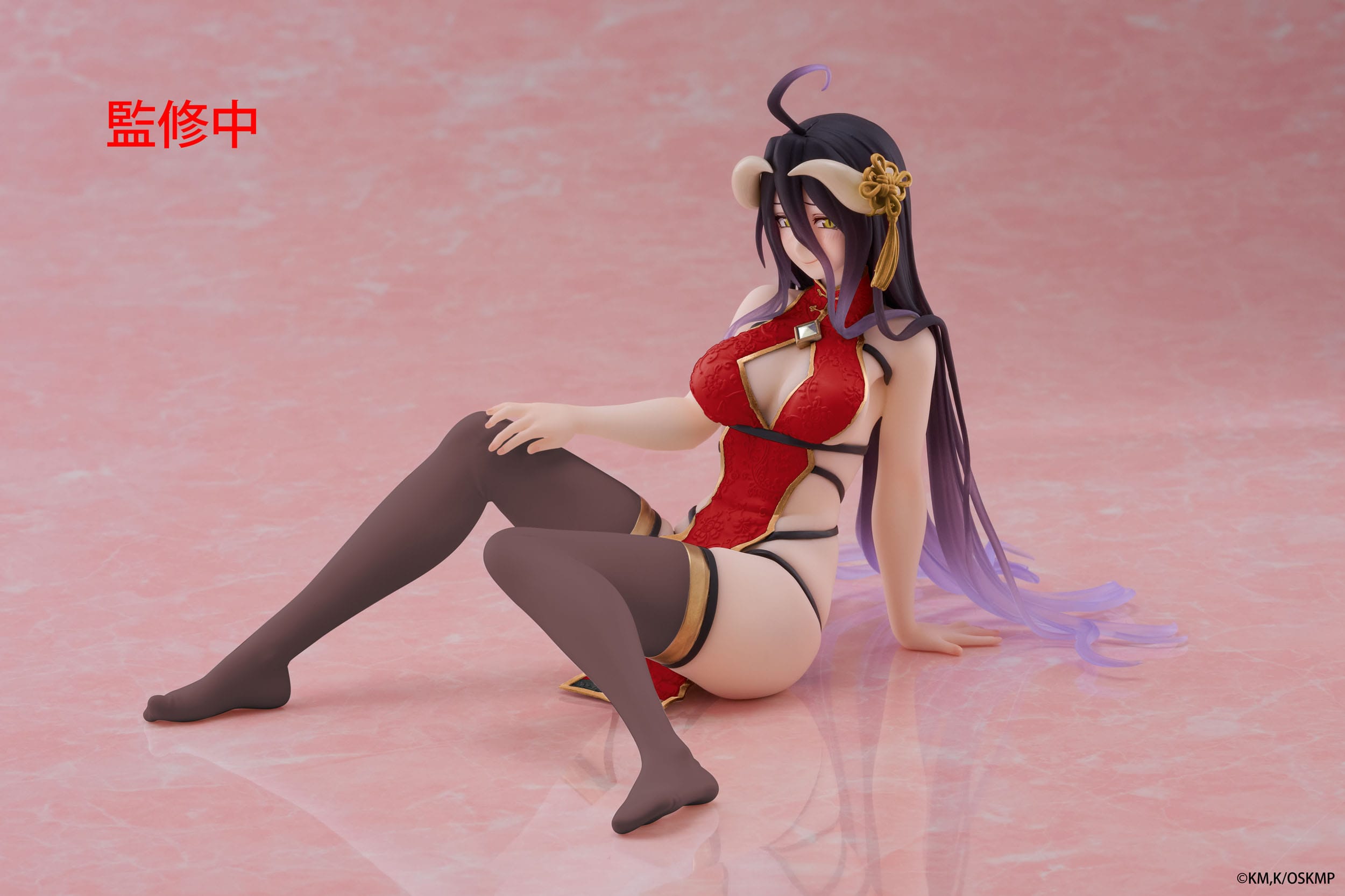 Albedo Chinese Dress Ver. Renewal - OVERLORD - Desktop Cute 13cm