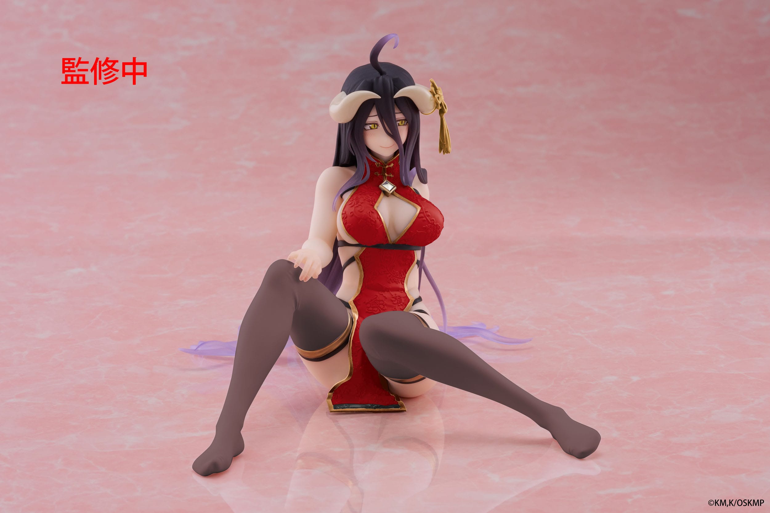 Albedo Chinese Dress Ver. Renewal - OVERLORD - Desktop Cute 13cm