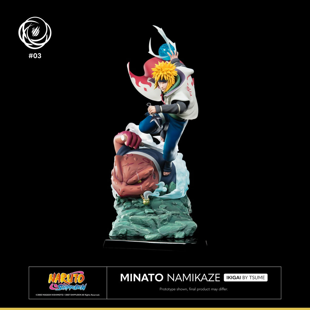 Minato Namikaze - Naruto Shippuden - Estatua Ikigai Tsume Art 1/6 (43.1cm) ⚡️🌀