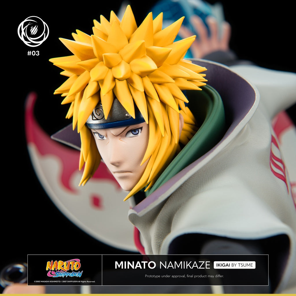 Minato Namikaze - Naruto Shippuden - Estatua Ikigai Tsume Art 1/6 (43.1cm) ⚡️🌀
