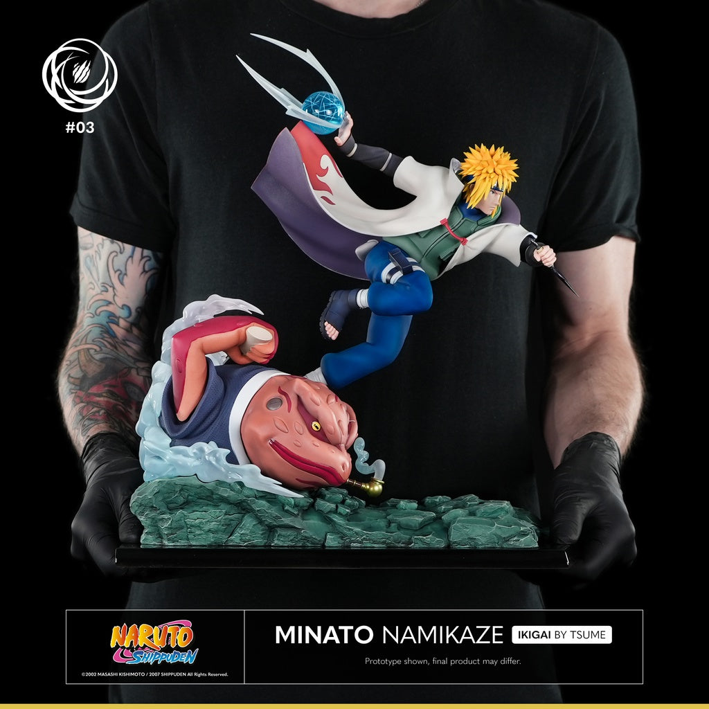 Minato Namikaze - Naruto Shippuden - Estatua Ikigai Tsume Art 1/6 (43.1cm) ⚡️🌀