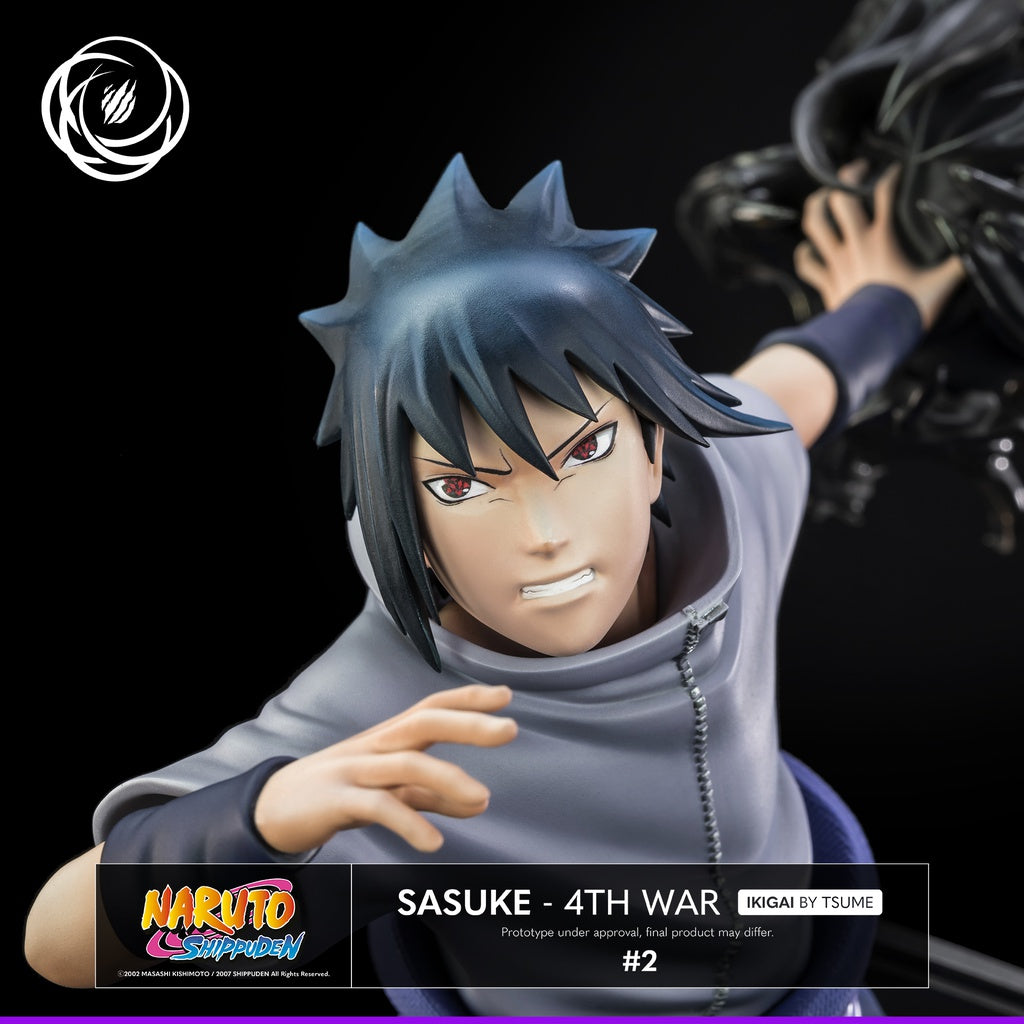 Sasuke Uchiha - Naruto Shippuden - Estatua Ikigai Tsume Art 1/6 (34.5cm) ⚡️