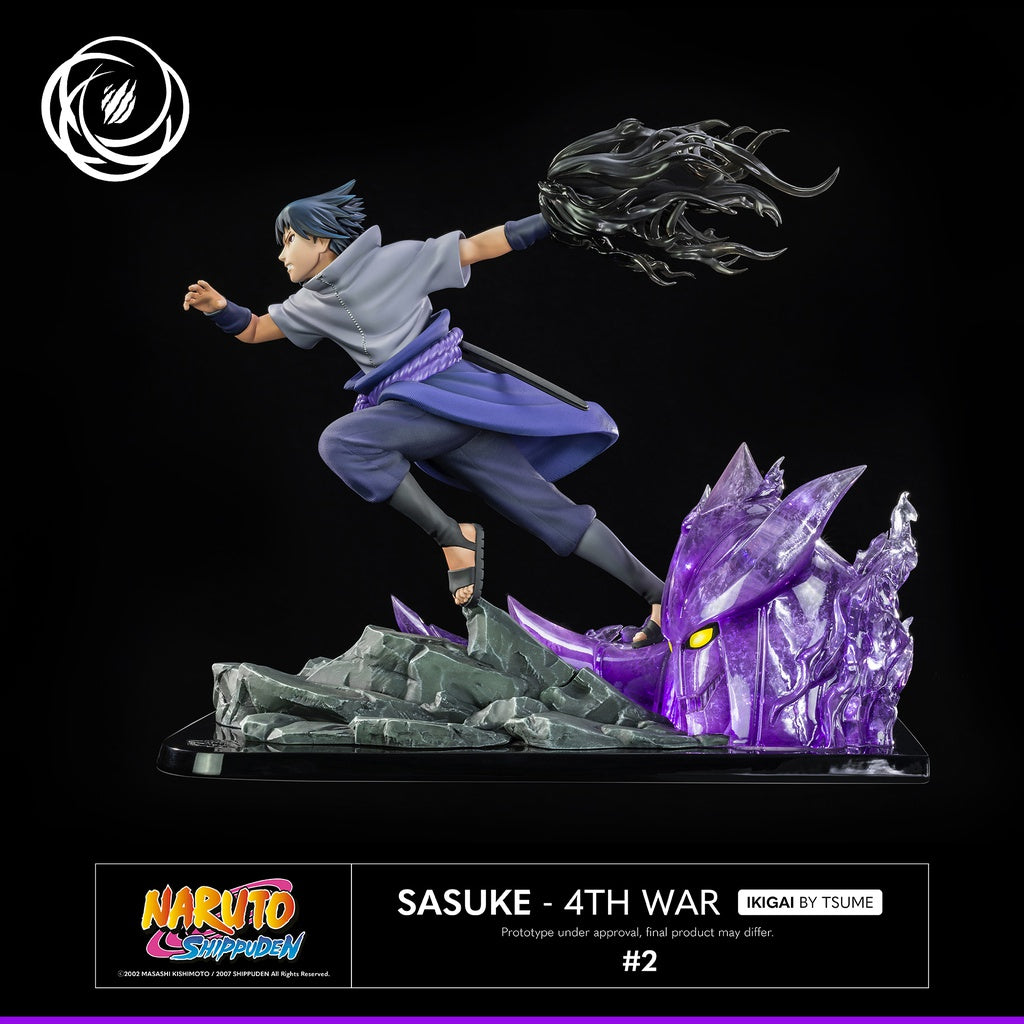 Sasuke Uchiha - Naruto Shippuden - Estatua Ikigai Tsume Art 1/6 (34.5cm) ⚡️