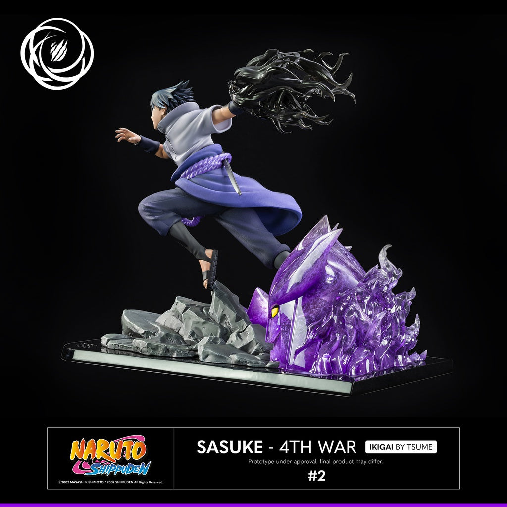 Sasuke Uchiha - Naruto Shippuden - Estatua Ikigai Tsume Art 1/6 (34.5cm) ⚡️