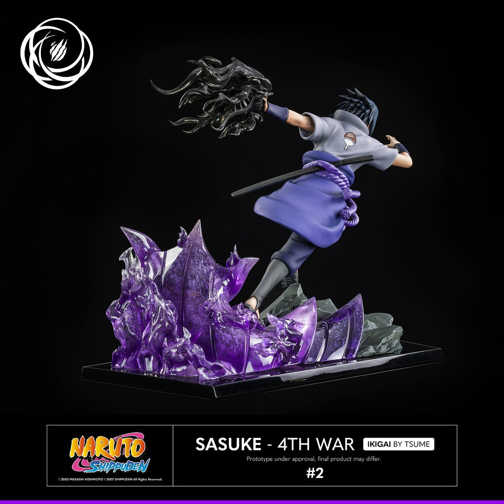 Sasuke Uchiha - Naruto Shippuden - Estatua Ikigai Tsume Art 1/6 (34.5cm) ⚡️
